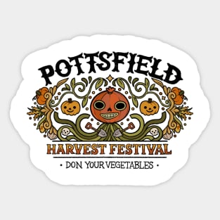 Pottsfield Harvest Festival Sticker